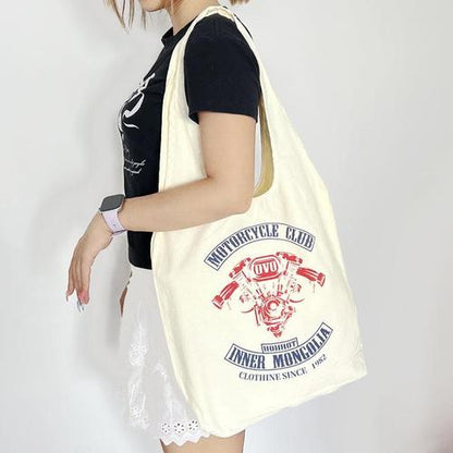 Custom Canvas Shoulder Bag with Logo