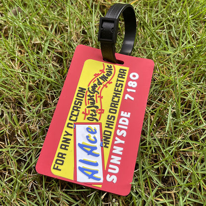 Custom Rectangular 3D Rubber Luggage Tag