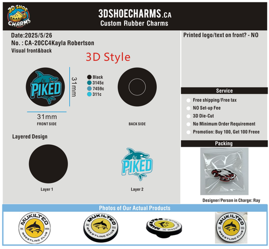 Custom Shoe charms-20CC4Kayla Robertson250901