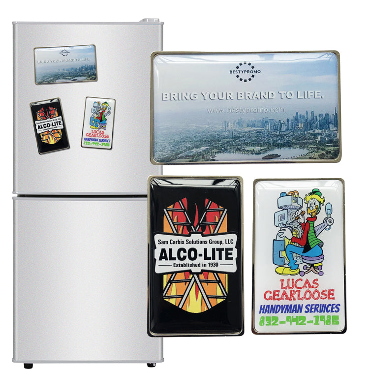 Custom Rectangular Doming Fridge Magnet
